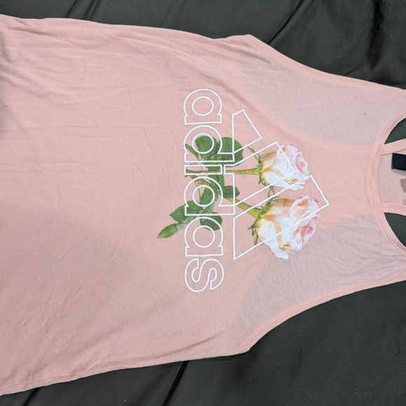 Adidas Pink Women's Tank Top - Picture 6 of 8